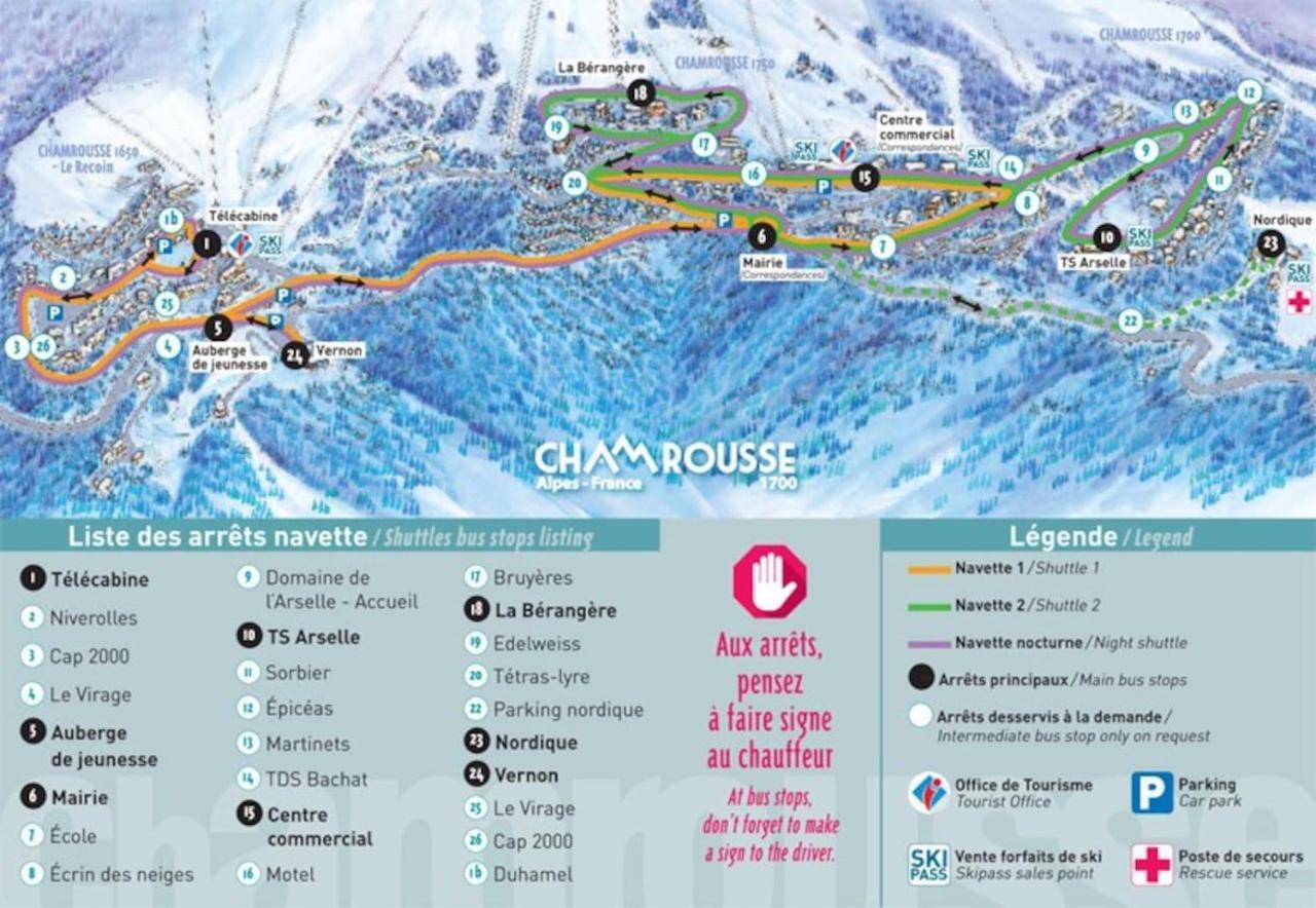 Charmant Studio Cabine Cocoon A 100 M Des Pistes Chamrousse Eksteriør bilde