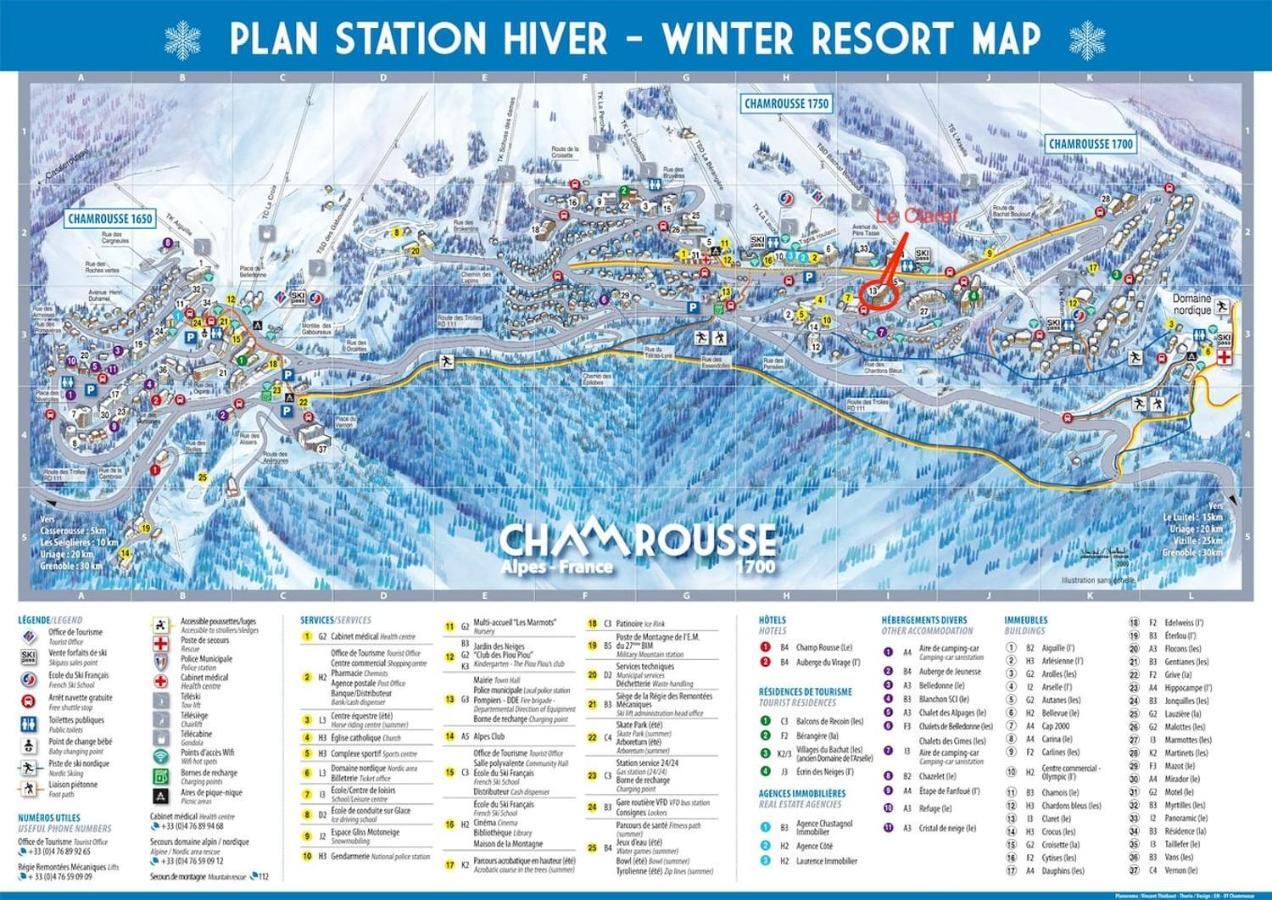 Charmant Studio Cabine Cocoon A 100 M Des Pistes Chamrousse Eksteriør bilde